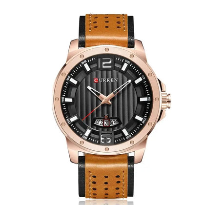 CURREN Luxury Watch Leather-8293