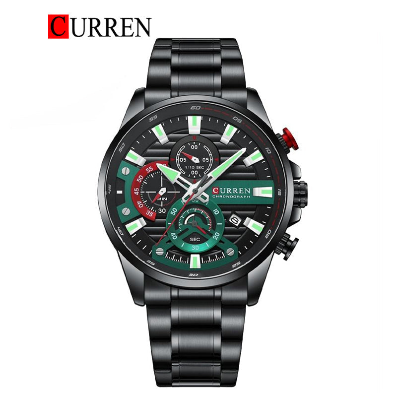 CURREN Stainless Steel Watch For Men With Box
