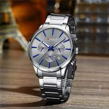 CURREN Stainless Steel Watch For Men With Brand Box